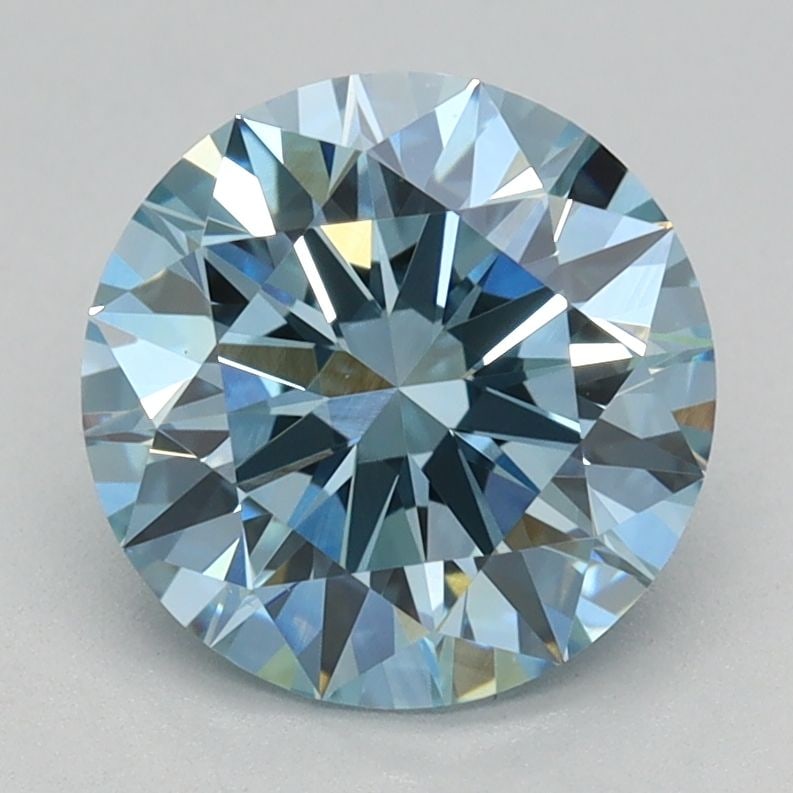 IGI Round 1.58ct Fancy Vivid Blue VVS2 - Ideal Loose Lab Diamond: IGI Round 1.58ct Fancy Vivid Blue VVS2 - Ideal Loose Lab Diamond Item Specifics: Source: This Is A Real Diamond Grown In A Lab Not Mined. Carat: 1.58 Cut: ID Color: Fancy Vivid Blue Clarity: VVS2 Poli