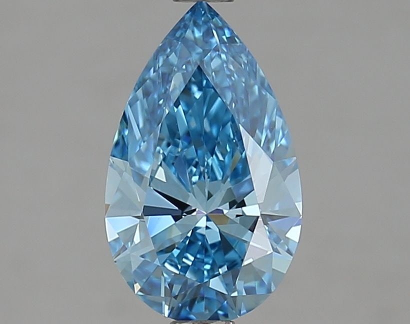 IGI Pear 1.51ct Fancy Vivid Blue VVS2 - Loose Lab Diamond: IGI Pear 1.51ct Fancy Vivid Blue VVS2 - Loose Lab Diamond Item Specifics: Source: This Is A Real Diamond Grown In A Lab Not Mined. Carat: 1.51 Cut: - Color: Fancy Vivid Blue Clarity: VVS2 Polish: EX S
