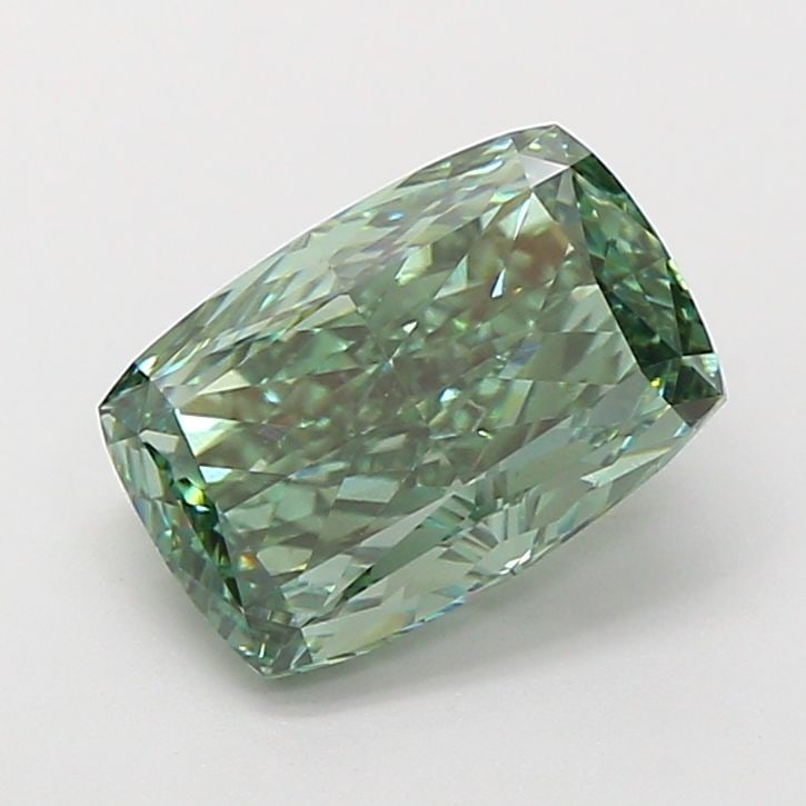 IGI Cushion Modified 3.03ct Fancy Vivid Green VVS2 - Loose Lab Diamond: IGI Cushion Modified 3.03ct Fancy Vivid Green VVS2 - Loose Lab Diamond Item Specifics: Source: This Is A Real Diamond Grown In A Lab Not Mined. Carat: 3.03 Cut: - Color: Fancy Vivid Green Clarity: VVS