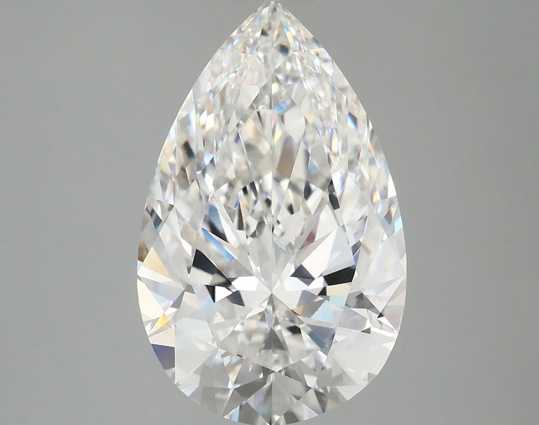 IGI Pear 3.96ct E VVS2 - Loose Lab Diamond: IGI Pear 3.96ct E VVS2 - Loose Lab Diamond Item Specifics: Source: This Is A Real Diamond Grown In A Lab Not Mined. Carat: 3.96 Cut: - Color: E Clarity: VVS2 Polish: EX Symmetry: EX Measurements: