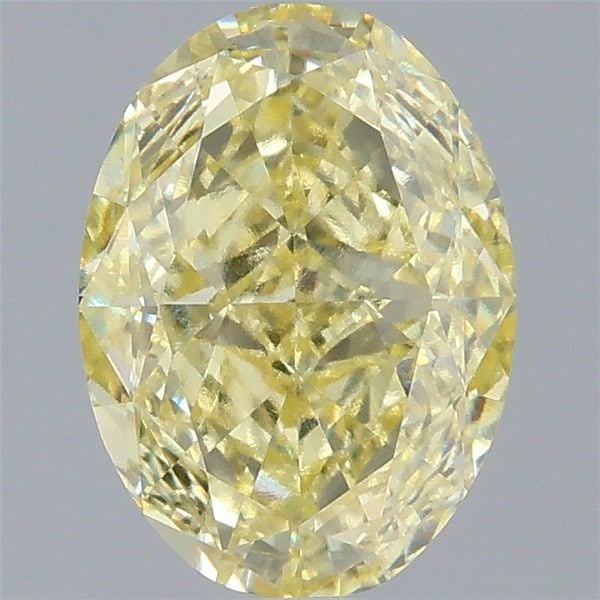 IGI Oval 2.56ct Fancy Intense Yellow VVS2 - Loose Lab Diamond (1 of 1)