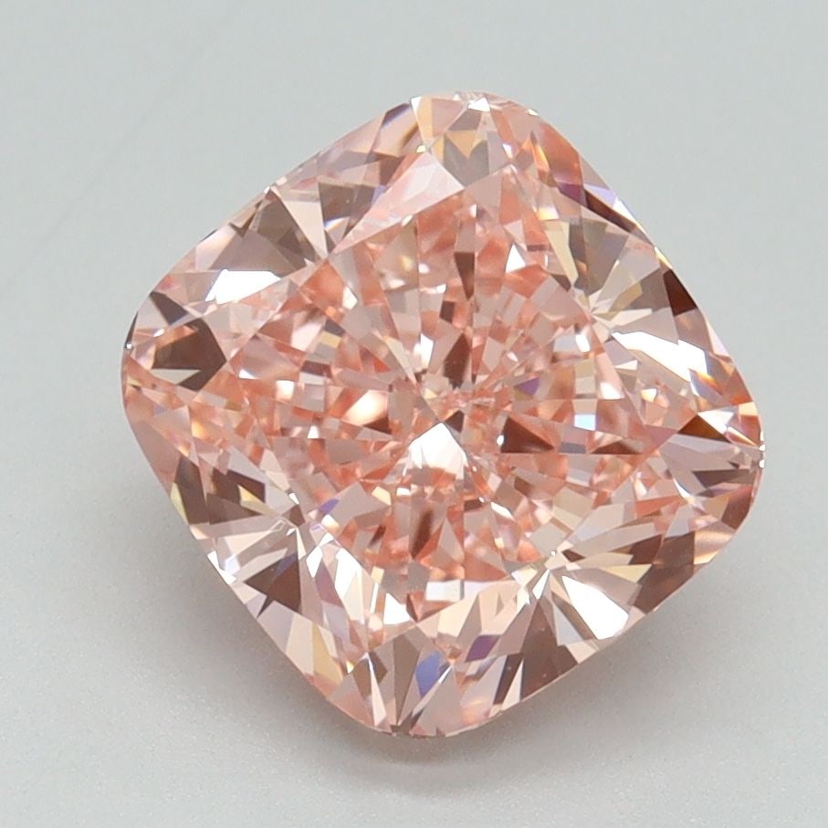 IGI Cushion Brilliant 3.16ct Fancy Vivid Pink VVS2 - Loose Lab Diamond: IGI Cushion Brilliant 3.16ct Fancy Vivid Pink VVS2 - Loose Lab Diamond Item Specifics: Source: This Is A Real Diamond Grown In A Lab Not Mined. Carat: 3.16 Cut: - Color: Fancy Vivid Pink Clarity: