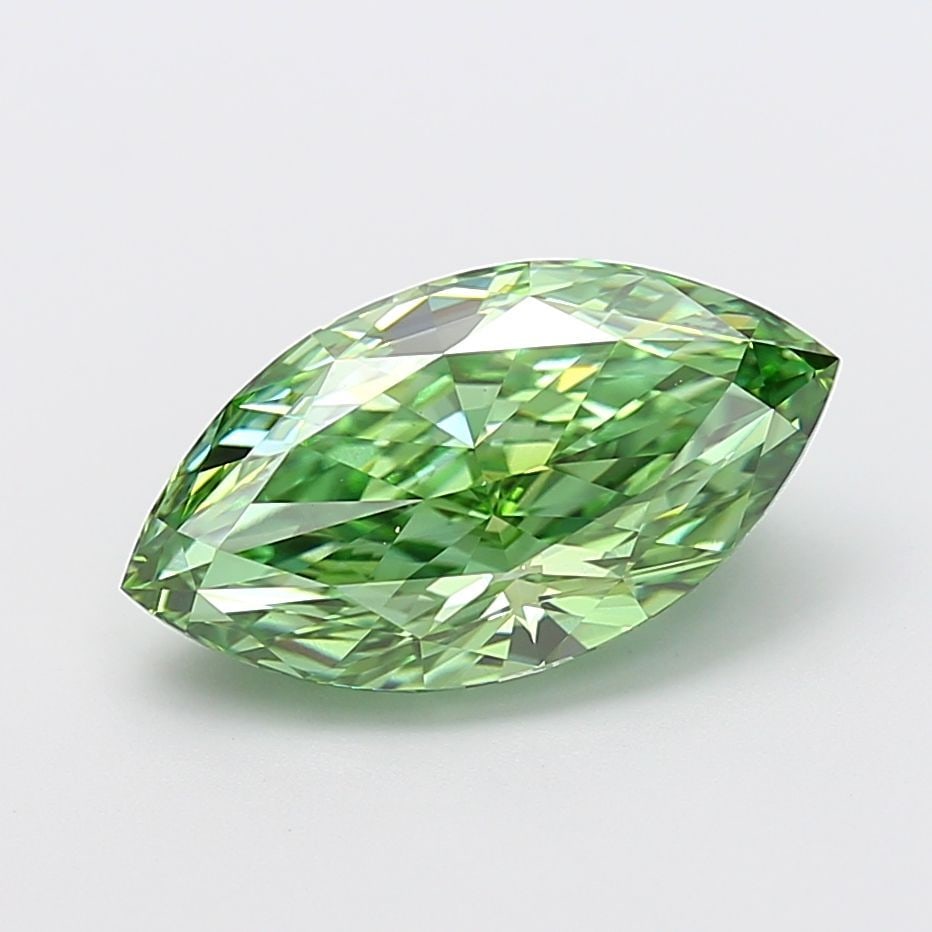 IGI Marquise 5.12ct Fancy Vivid Green VVS2 - Loose Lab Diamond: IGI Marquise 5.12ct Fancy Vivid Green VVS2 - Loose Lab Diamond Item Specifics: Source: This Is A Real Diamond Grown In A Lab Not Mined. Carat: 5.12 Cut: - Color: Fancy Vivid Green Clarity: VVS2 Polish