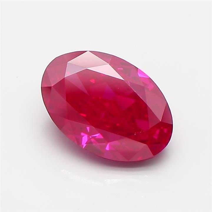 IGI Oval 1.57ct Fancy Vivid Pink VVS2 - Loose Lab Diamond (1 of 1)