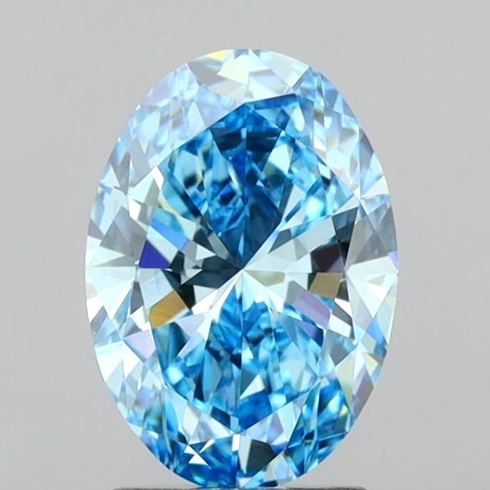 IGI Oval 2.01ct Fancy Vivid Blue VVS2 - Loose Lab Diamond: IGI Oval 2.01ct Fancy Vivid Blue VVS2 - Loose Lab Diamond Item Specifics: Source: This Is A Real Diamond Grown In A Lab Not Mined. Carat: 2.01 Cut: - Color: Fancy Vivid Blue Clarity: VVS2 Polish: EX S