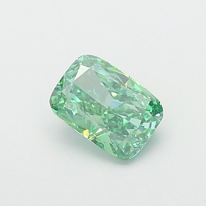 IGI Cushion Modified 1.51ct Fancy Vivid Green VVS2 - Loose Lab Diamond: IGI Cushion Modified 1.51ct Fancy Vivid Green VVS2 - Loose Lab Diamond Item Specifics: Source: This Is A Real Diamond Grown In A Lab Not Mined. Carat: 1.51 Cut: - Color: Fancy Vivid Green Clarity: VVS