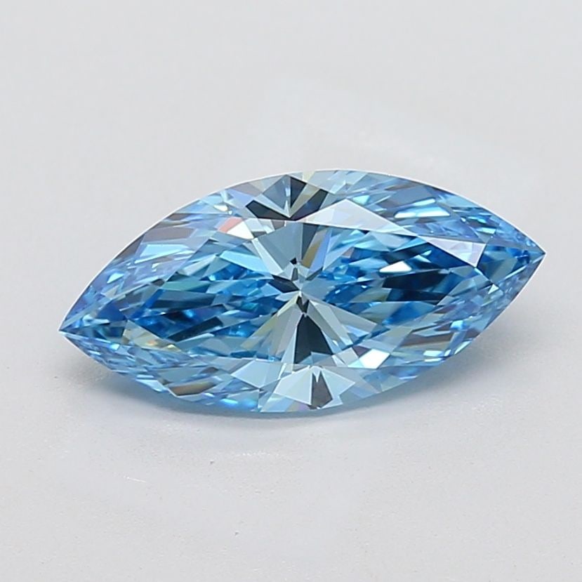IGI Marquise 2.51ct Fancy Vivid Blue VVS2 - Loose Lab Diamond: IGI Marquise 2.51ct Fancy Vivid Blue VVS2 - Loose Lab Diamond Item Specifics: Source: This Is A Real Diamond Grown In A Lab Not Mined. Carat: 2.51 Cut: - Color: Fancy Vivid Blue Clarity: VVS2 Polish: 