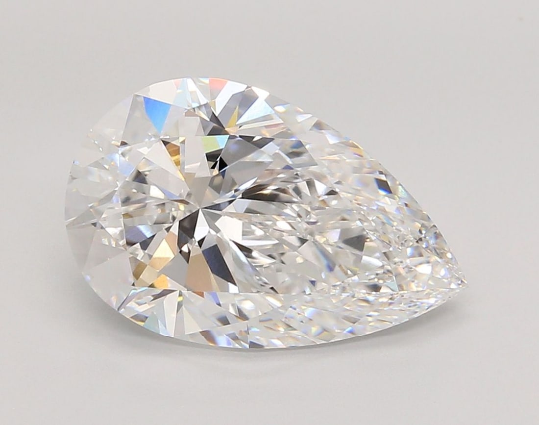 IGI Pear 5.06ct D VVS2 - Loose Lab Diamond: IGI Pear 5.06ct D VVS2 - Loose Lab Diamond Item Specifics: Source: This Is A Real Diamond Grown In A Lab Not Mined. Carat: 5.06 Cut: - Color: D Clarity: VVS2 Polish: EX Symmetry: EX Measurements: 15.2