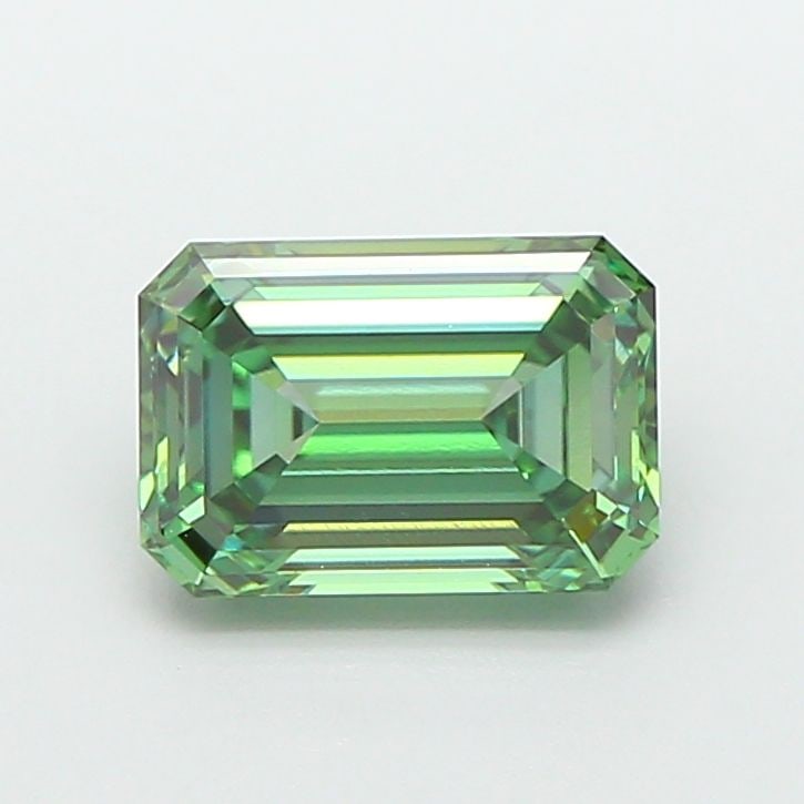 IGI Emerald 1.54ct Fancy Vivid Green VVS2 - Loose Lab Diamond: IGI Emerald 1.54ct Fancy Vivid Green VVS2 - Loose Lab Diamond Item Specifics: Source: This Is A Real Diamond Grown In A Lab Not Mined. Carat: 1.54 Cut: - Color: Fancy Vivid Green Clarity: VVS2 Polish: