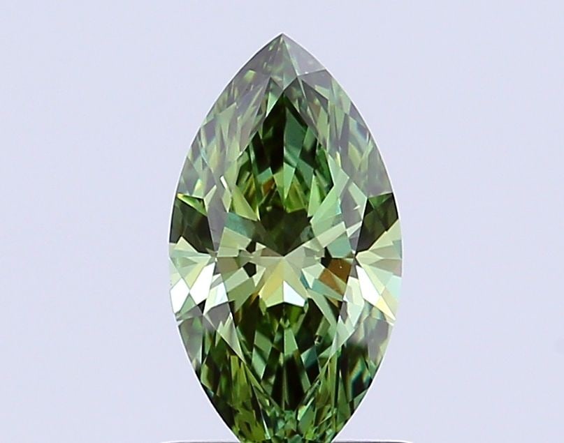 IGI Marquise 1.14ct Fancy Vivid Green VVS2 - Loose Lab Diamond: IGI Marquise 1.14ct Fancy Vivid Green VVS2 - Loose Lab Diamond Item Specifics: Source: This Is A Real Diamond Grown In A Lab Not Mined. Carat: 1.14 Cut: - Color: Fancy Vivid Green Clarity: VVS2