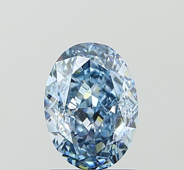 IGI Oval 1.89ct Fancy Vivid Blue VVS2 - Loose Lab Diamond: IGI Oval 1.89ct Fancy Vivid Blue VVS2 - Loose Lab Diamond Item Specifics: Source: This Is A Real Diamond Grown In A Lab Not Mined. Carat: 1.89 Cut: - Color: Fancy Vivid Blue Clarity: VVS2 Polish: EX