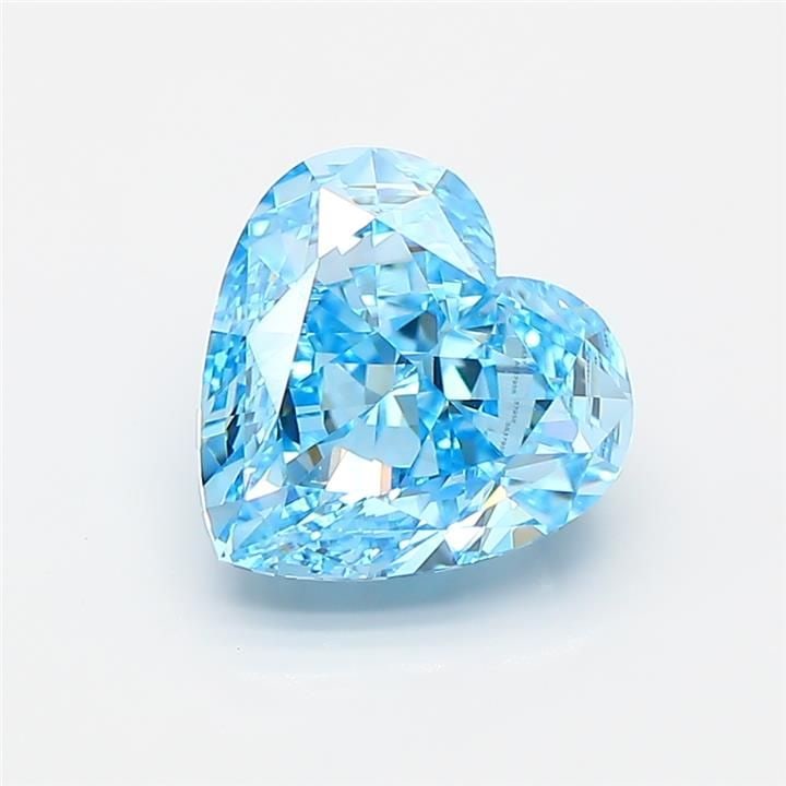 IGI Heart 2.78ct Fancy Vivid Blue VVS2 - Loose Lab Diamond: IGI Heart 2.78ct Fancy Vivid Blue VVS2 - Loose Lab Diamond Item Specifics: Source: This Is A Real Diamond Grown In A Lab Not Mined. Carat: 2.78 Cut: - Color: Fancy Vivid Blue Clarity: VVS2 Polish: EX 