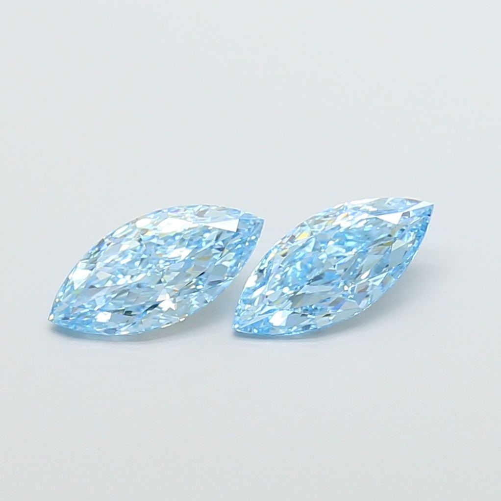 IGI Marquise 1.01ct Fancy Vivid Blue VVS2 - Loose Lab Diamond: IGI Marquise 1.01ct Fancy Vivid Blue VVS2 - Loose Lab Diamond Item Specifics: Source: This Is A Real Diamond Grown In A Lab Not Mined. Carat: 1.01 Cut: - Color: Fancy Vivid Blue Clarity: VVS2 Polish: 
