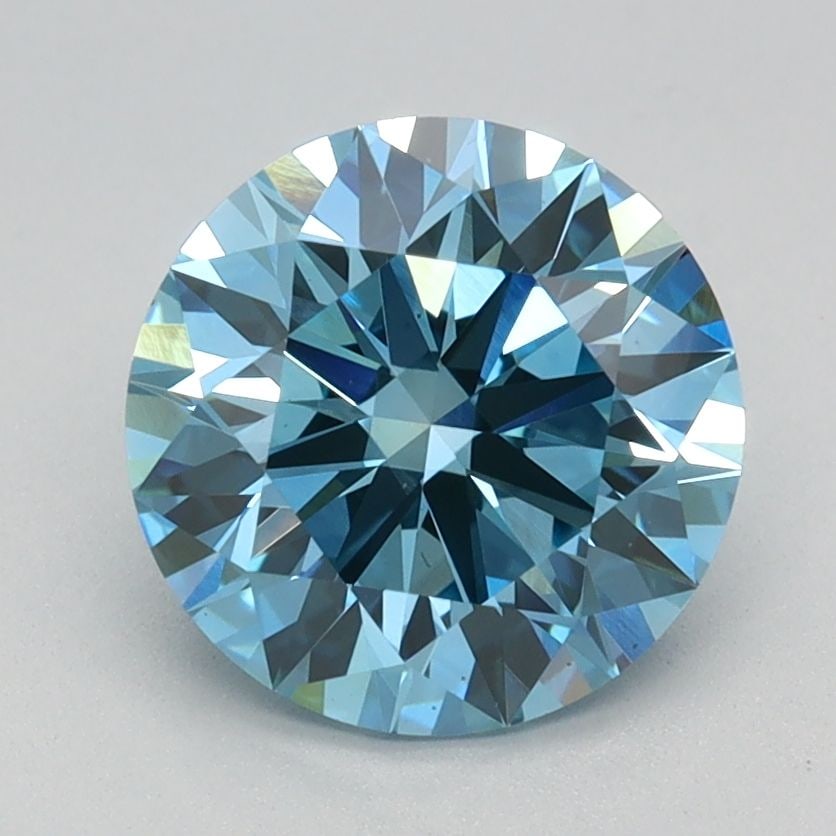 IGI Round 1.78ct Fancy Vivid Blue VVS2 - Ideal Loose Lab Diamond: IGI Round 1.78ct Fancy Vivid Blue VVS2 - Ideal Loose Lab Diamond Item Specifics: Source: This Is A Real Diamond Grown In A Lab Not Mined. Carat: 1.78 Cut: ID Color: Fancy Vivid Blue Clarity: VVS2