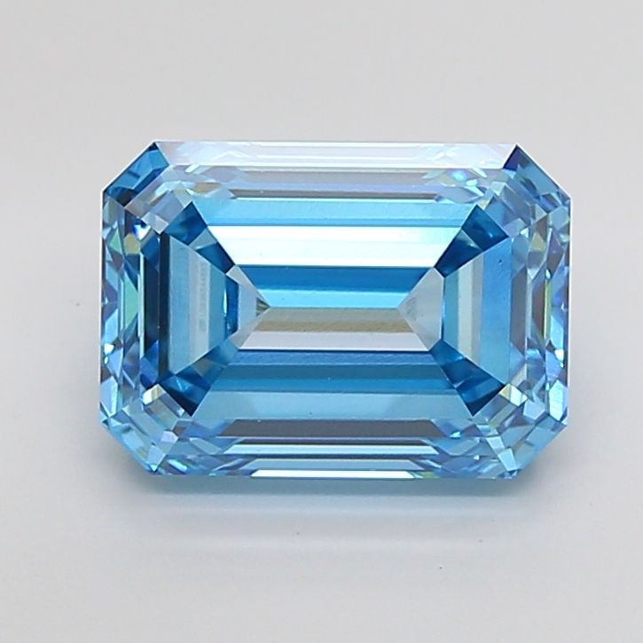 IGI Emerald 5.04ct Fancy Vivid Blue VVS2 - Loose Lab Diamond: IGI Emerald 5.04ct Fancy Vivid Blue VVS2 - Loose Lab Diamond Item Specifics: Source: This Is A Real Diamond Grown In A Lab Not Mined. Carat: 5.04 Cut: - Color: Fancy Vivid Blue Clarity: VVS2 Polish: E