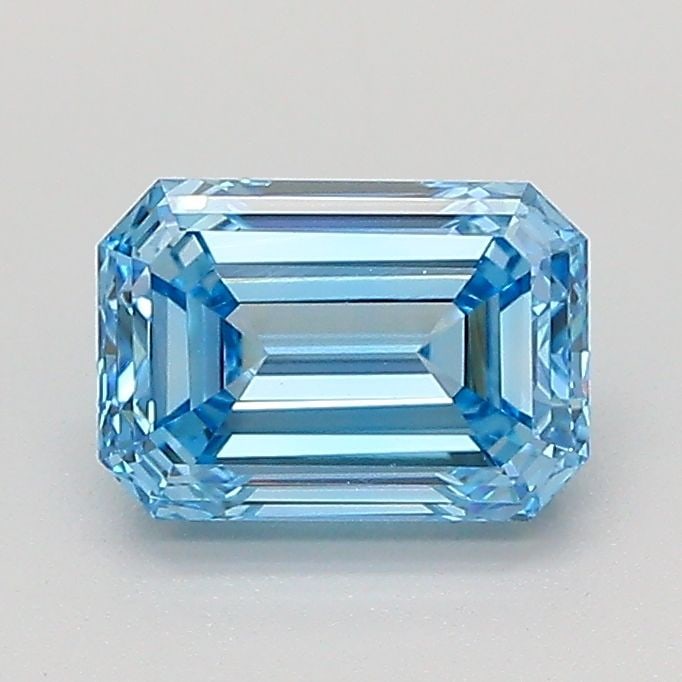 IGI Emerald 1.07ct Fancy Vivid Blue VVS2 - Loose Lab Diamond: IGI Emerald 1.07ct Fancy Vivid Blue VVS2 - Loose Lab Diamond Item Specifics: Source: This Is A Real Diamond Grown In A Lab Not Mined. Carat: 1.07 Cut: - Color: Fancy Vivid Blue Clarity: VVS2 Polish: V