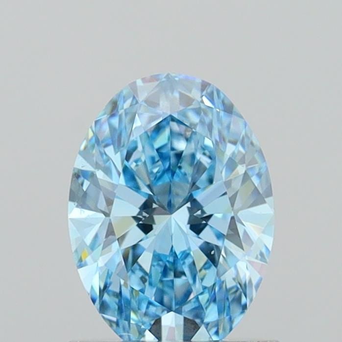 IGI Oval 1.06ct Fancy Vivid Blue VVS2 - Loose Lab Diamond: IGI Oval 1.06ct Fancy Vivid Blue VVS2 - Loose Lab Diamond Item Specifics: Source: This Is A Real Diamond Grown In A Lab Not Mined. Carat: 1.06 Cut: - Color: Fancy Vivid Blue Clarity: VVS2 Polish: EX S