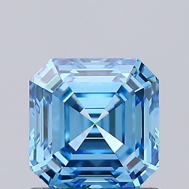 IGI Asscher 1.02ct Fancy Vivid Blue VVS2 - Loose Lab Diamond: IGI Asscher 1.02ct Fancy Vivid Blue VVS2 - Loose Lab Diamond Item Specifics: Source: This Is A Real Diamond Grown In A Lab Not Mined. Carat: 1.02 Cut: - Color: Fancy Vivid Blue Clarity: VVS2 Polish: E