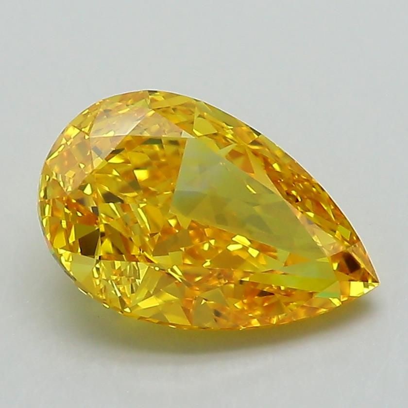 IGI Pear 2.17ct Fancy Vivid Yellow VVS2 - Loose Lab Diamond: IGI Pear 2.17ct Fancy Vivid Yellow VVS2 - Loose Lab Diamond Item Specifics: Source: This Is A Real Diamond Grown In A Lab Not Mined. Carat: 2.17 Cut: - Color: Fancy Vivid Yellow Clarity: VVS2 Polish: 