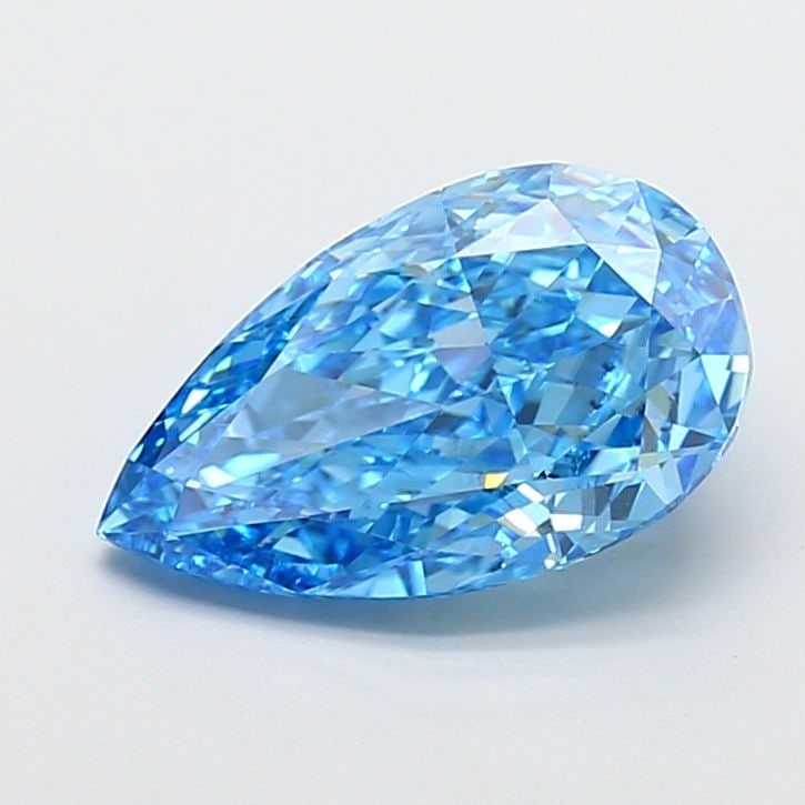 IGI Pear 3.11ct Fancy Vivid Blue VVS2 - Loose Lab Diamond: IGI Pear 3.11ct Fancy Vivid Blue VVS2 - Loose Lab Diamond Item Specifics: Source: This Is A Real Diamond Grown In A Lab Not Mined. Carat: 3.11 Cut: - Color: Fancy Vivid Blue Clarity: VVS2 Polish: VG S