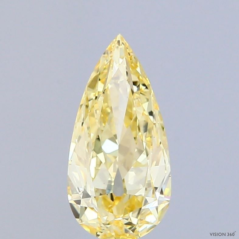 IGI Pear 1.03ct Fancy Yellow VVS2 - Loose Lab Diamond: IGI Pear 1.03ct Fancy Yellow VVS2 - Loose Lab Diamond Item Specifics: Source: This Is A Real Diamond Grown In A Lab Not Mined. Carat: 1.03 Cut: - Color: Fancy Yellow Clarity: VVS2 Polish: EX Symmetry:
