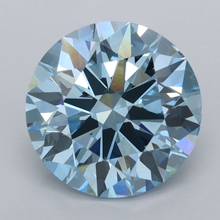IGI Round 2.04ct Fancy Vivid Blue VVS2 - Ideal Loose Lab Diamond: IGI Round 2.04ct Fancy Vivid Blue VVS2 - Ideal Loose Lab Diamond Item Specifics: Source: This Is A Real Diamond Grown In A Lab Not Mined. Carat: 2.04 Cut: ID Color: Fancy Vivid Blue Clarity: VVS2 Poli