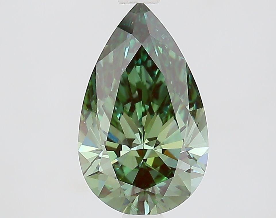 IGI Pear 1.8ct Fancy Vivid Green VVS2 - Loose Lab Diamond: IGI Pear 1.8ct Fancy Vivid Green VVS2 - Loose Lab Diamond Item Specifics: Source: This Is A Real Diamond Grown In A Lab Not Mined. Carat: 1.8 Cut: - Color: Fancy Vivid Green Clarity: VVS2 Polish: EX