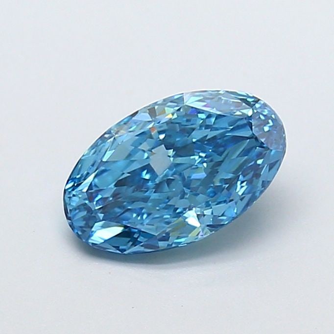 IGI Oval 1.22ct Fancy Vivid Blue VVS2 - Loose Lab Diamond: IGI Oval 1.22ct Fancy Vivid Blue VVS2 - Loose Lab Diamond Item Specifics: Source: This Is A Real Diamond Grown In A Lab Not Mined. Carat: 1.22 Cut: - Color: Fancy Vivid Blue Clarity: VVS2 Polish: EX