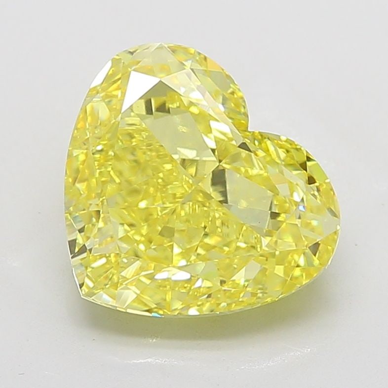 IGI Heart 8.11ct Fancy Vivid Yellow VVS2 - Loose Lab Diamond: IGI Heart 8.11ct Fancy Vivid Yellow VVS2 - Loose Lab Diamond Item Specifics: Source: This Is A Real Diamond Grown In A Lab Not Mined. Carat: 8.11 Cut: - Color: Fancy Vivid Yellow Clarity: VVS2 Polish:
