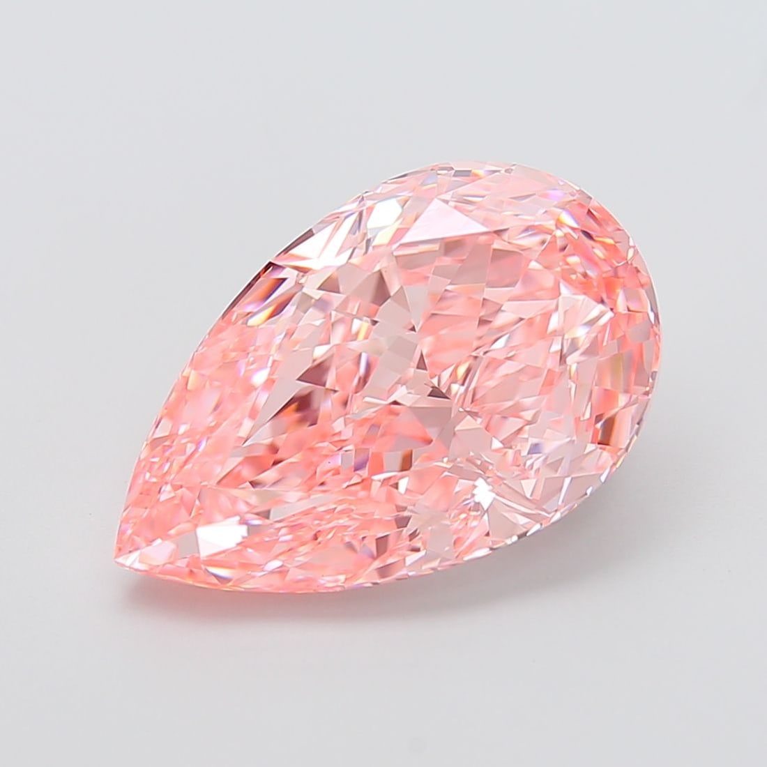 IGI Pear 10.57ct Fancy Vivid Pink VVS2 - Loose Lab Diamond: IGI Pear 10.57ct Fancy Vivid Pink VVS2 - Loose Lab Diamond Item Specifics: Source: This Is A Real Diamond Grown In A Lab Not Mined. Carat: 10.57 Cut: - Color: Fancy Vivid Pink Clarity: VVS2 Polish: