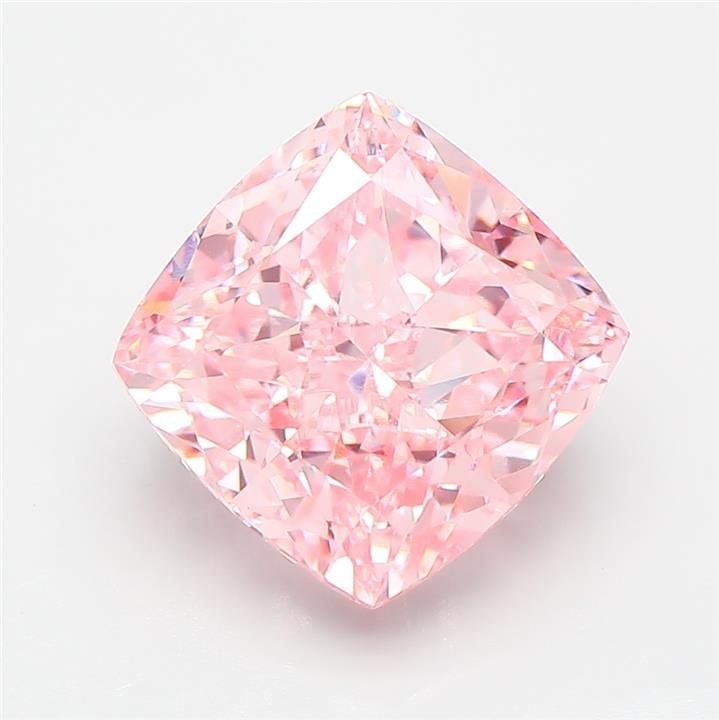IGI Cushion Modified 4.6ct Fancy Vivid Pink VVS2 - Loose Lab Diamond: IGI Cushion Modified 4.6ct Fancy Vivid Pink VVS2 - Loose Lab Diamond Item Specifics: Source: This Is A Real Diamond Grown In A Lab Not Mined. Carat: 4.6 Cut: - Color: Fancy Vivid Pink Clarity: VVS2 Po
