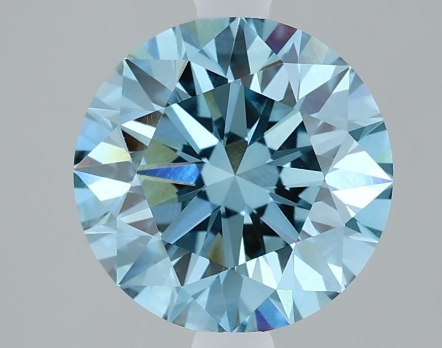 IGI Round 2.1ct Fancy Vivid Blue VVS2 - Loose Lab Diamond: IGI Round 2.1ct Fancy Vivid Blue VVS2 - Loose Lab Diamond Item Specifics: Source: This Is A Real Diamond Grown In A Lab Not Mined. Carat: 2.1 Cut: EX Color: Fancy Vivid Blue Clarity: VVS2 Polish: EX S