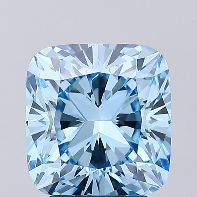 IGI Cushion Modified 3.01ct Fancy Vivid Blue VVS2 - Loose Lab Diamond: IGI Cushion Modified 3.01ct Fancy Vivid Blue VVS2 - Loose Lab Diamond Item Specifics: Source: This Is A Real Diamond Grown In A Lab Not Mined. Carat: 3.01 Cut: - Color: Fancy Vivid Blue Clarity: VVS2 