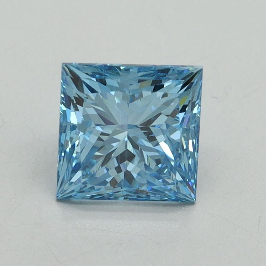 IGI Princess 1.69ct Fancy Vivid Blue VVS2 - Loose Lab Diamond: IGI Princess 1.69ct Fancy Vivid Blue VVS2 - Loose Lab Diamond Item Specifics: Source: This Is A Real Diamond Grown In A Lab Not Mined. Carat: 1.69 Cut: - Color: Fancy Vivid Blue Clarity: VVS2 Polish: