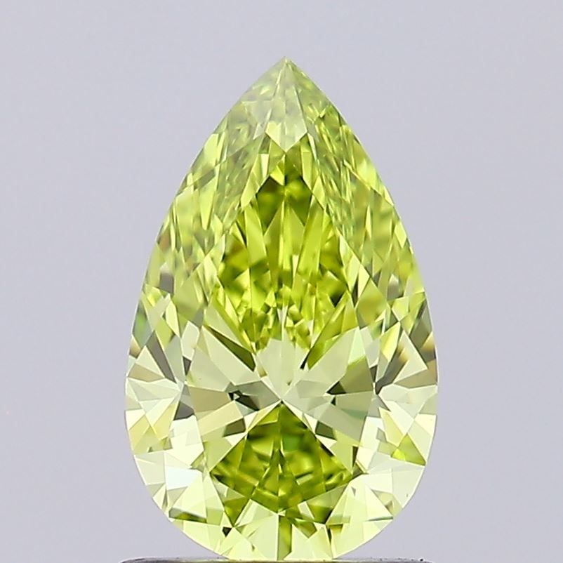 IGI Pear 1.04ct Fancy Intense Yellow Green VVS2 - Loose Lab Diamond: IGI Pear 1.04ct Fancy Intense Yellow Green VVS2 - Loose Lab Diamond Item Specifics: Source: This Is A Real Diamond Grown In A Lab Not Mined. Carat: 1.04 Cut: - Color: Fancy Intense Yellow Green Clarit