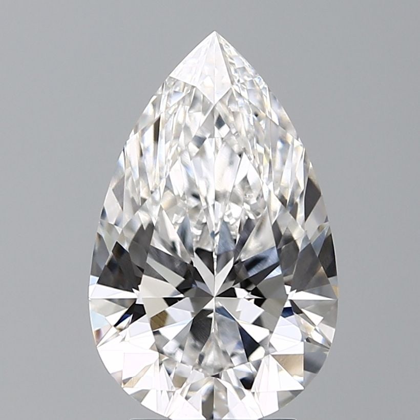 IGI Pear 3.57ct D VVS2 - Loose Lab Diamond: IGI Pear 3.57ct D VVS2 - Loose Lab Diamond Item Specifics: Source: This Is A Real Diamond Grown In A Lab Not Mined. Carat: 3.57 Cut: - Color: D Clarity: VVS2 Polish: EX Symmetry: EX Measurements: 13.6