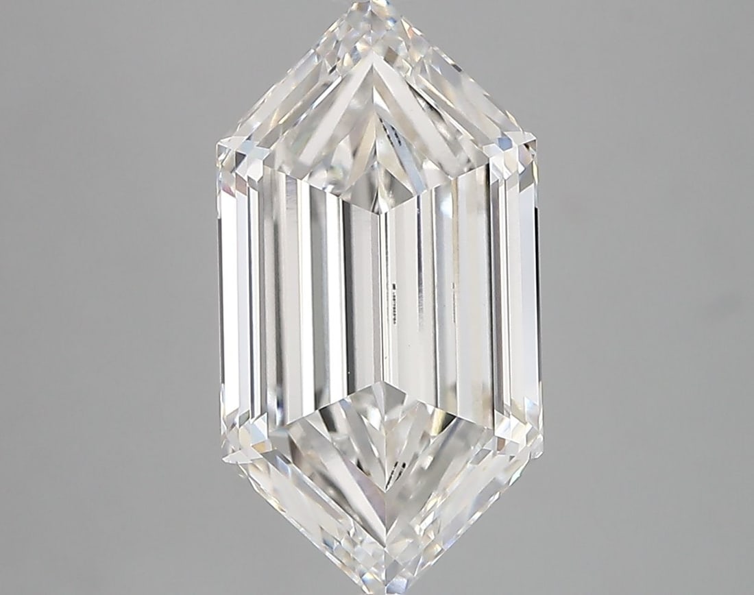 IGI Hexagonal 3.88ct E VVS1 - Loose Lab Diamond: IGI Hexagonal 3.88ct E VVS1 - Loose Lab Diamond Item Specifics: Source: This Is A Real Diamond Grown In A Lab Not Mined. Carat: 3.88 Cut: - Color: E Clarity: VVS1 Polish: EX Symmetry: EX