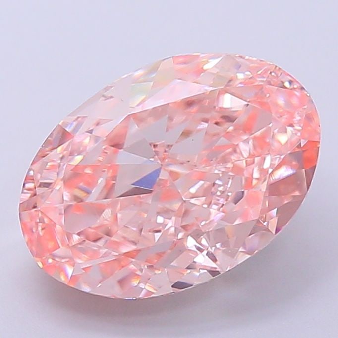 IGI Oval 4.03ct Fancy Vivid Pink VVS2 - Loose Lab Diamond: IGI Oval 4.03ct Fancy Vivid Pink VVS2 - Loose Lab Diamond Item Specifics: Source: This Is A Real Diamond Grown In A Lab Not Mined. Carat: 4.03 Cut: - Color: Fancy Vivid Pink Clarity: VVS2 Polish: VG S