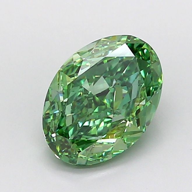IGI Oval 1.87ct Fancy Vivid Green VVS2 - Loose Lab Diamond: IGI Oval 1.87ct Fancy Vivid Green VVS2 - Loose Lab Diamond Item Specifics: Source: This Is A Real Diamond Grown In A Lab Not Mined. Carat: 1.87 Cut: - Color: Fancy Vivid Green Clarity: VVS2 Polish: EX