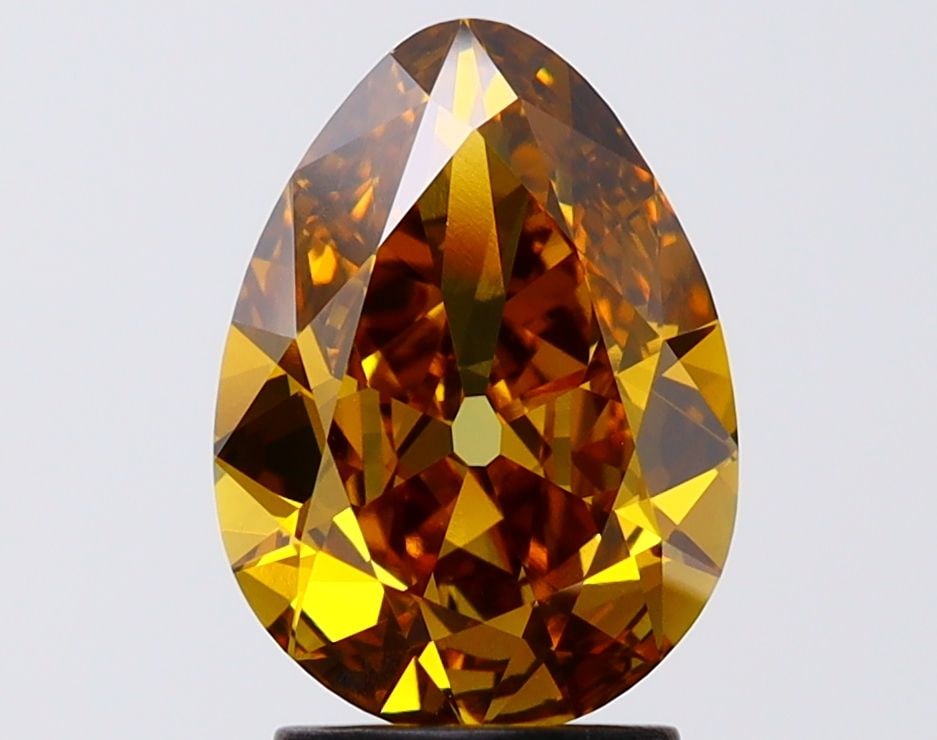 IGI Pear European Cut 2.09ct Fancy Brown Yellow VVS2 - Loose Lab Diamond: IGI Pear European Cut 2.09ct Fancy Brown Yellow VVS2 - Loose Lab Diamond Item Specifics: Source: This Is A Real Diamond Grown In A Lab Not Mined. Carat: 2.09 Cut: - Color: Fancy Brown Yellow Clarity: 
