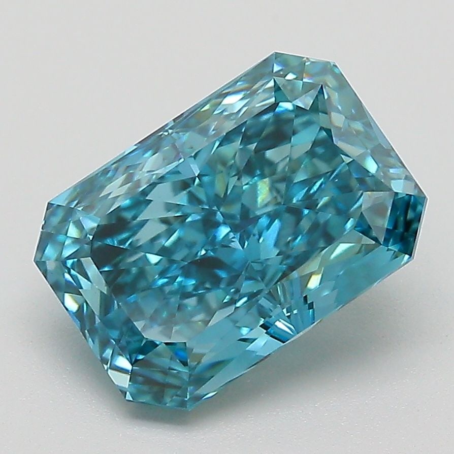 IGI Radiant 3.09ct Fancy Vivid Green Blue VVS2 - Loose Lab Diamond: IGI Radiant 3.09ct Fancy Vivid Green Blue VVS2 - Loose Lab Diamond Item Specifics: Source: This Is A Real Diamond Grown In A Lab Not Mined. Carat: 3.09 Cut: - Color: Fancy Vivid Green Blue Clarity: VV