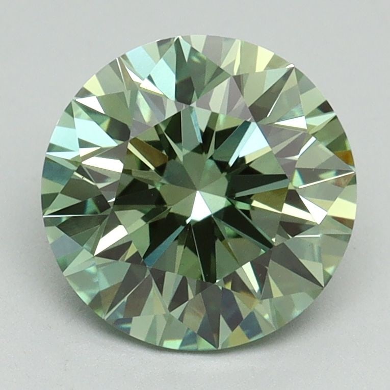 IGI Round 2.17ct Fancy Vivid Green VVS2 - Ideal Loose Lab Diamond: IGI Round 2.17ct Fancy Vivid Green VVS2 - Ideal Loose Lab Diamond Item Specifics: Source: This Is A Real Diamond Grown In A Lab Not Mined. Carat: 2.17 Cut: ID Color: Fancy Vivid Green Clarity: VVS2 Po