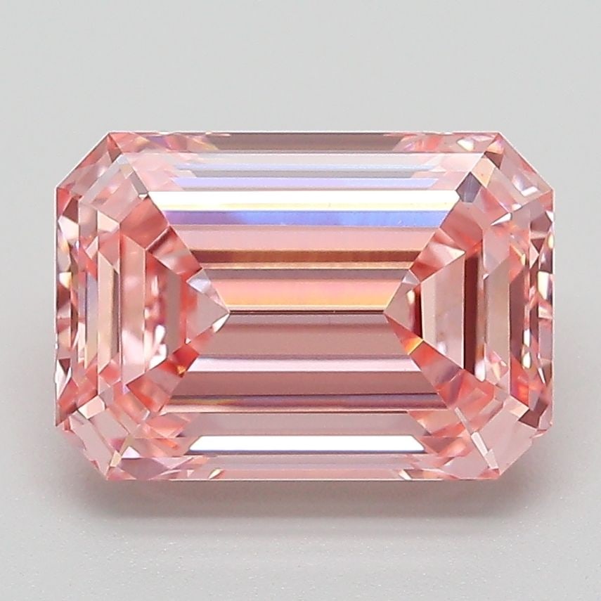 IGI Emerald 3.08ct Fancy Vivid Pink VVS2 - Loose Lab Diamond: IGI Emerald 3.08ct Fancy Vivid Pink VVS2 - Loose Lab Diamond Item Specifics: Source: This Is A Real Diamond Grown In A Lab Not Mined. Carat: 3.08 Cut: - Color: Fancy Vivid Pink Clarity: VVS2 Polish: E