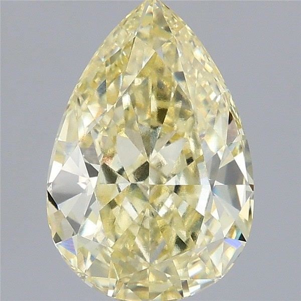 IGI Pear 2.59ct Fancy Intense Yellow VVS2 - Loose Lab Diamond: IGI Pear 2.59ct Fancy Intense Yellow VVS2 - Loose Lab Diamond Item Specifics: Source: This Is A Real Diamond Grown In A Lab Not Mined. Carat: 2.59 Cut: - Color: Fancy Intense Yellow Clarity: VVS2 Poli