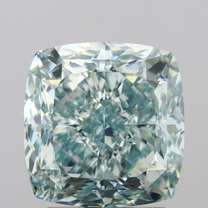 IGI Cushion Modified 3.13ct Fancy Intense Green VVS2 - Loose Lab Diamond: IGI Cushion Modified 3.13ct Fancy Intense Green VVS2 - Loose Lab Diamond Item Specifics: Source: This Is A Real Diamond Grown In A Lab Not Mined. Carat: 3.13 Cut: - Color: Fancy Intense Green Clarity: