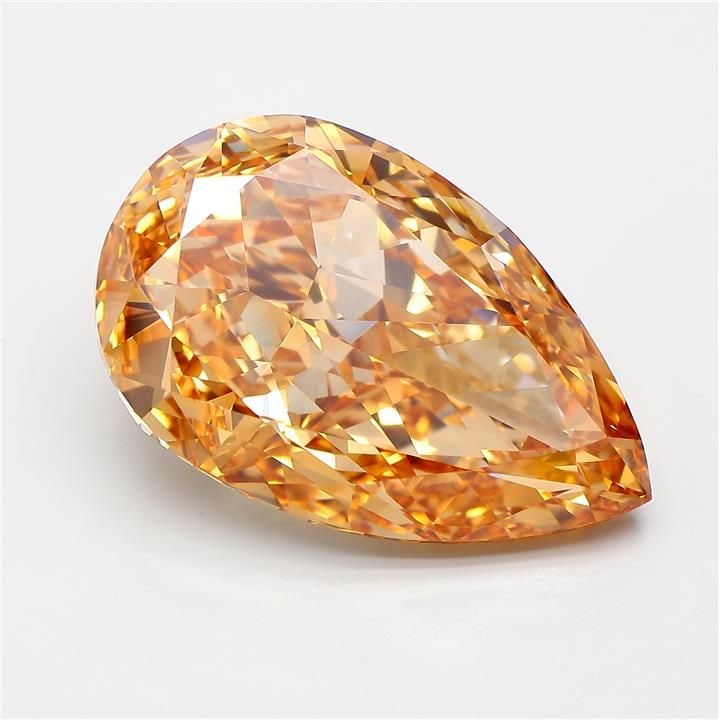 IGI Pear 15.63ct Fancy Intense Brown Yellow VVS2 - Loose Lab Diamond: IGI Pear 15.63ct Fancy Intense Brown Yellow VVS2 - Loose Lab Diamond Item Specifics: Source: This Is A Real Diamond Grown In A Lab Not Mined. Carat: 15.63 Cut: - Color: Fancy Intense Brown Yellow Clar