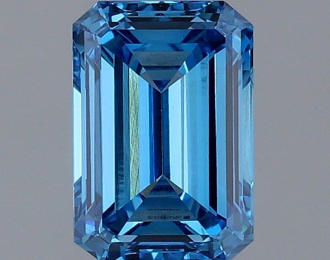 IGI Emerald 1.4ct Fancy Vivid Blue VVS2 - Loose Lab Diamond: IGI Emerald 1.4ct Fancy Vivid Blue VVS2 - Loose Lab Diamond Item Specifics: Source: This Is A Real Diamond Grown In A Lab Not Mined. Carat: 1.4 Cut: - Color: Fancy Vivid Blue Clarity: VVS2 Polish: VG 