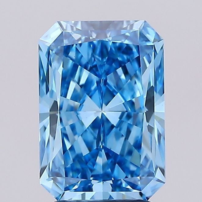 IGI Radiant 3.08ct Fancy Vivid Blue VVS2 - Loose Lab Diamond: IGI Radiant 3.08ct Fancy Vivid Blue VVS2 - Loose Lab Diamond Item Specifics: Source: This Is A Real Diamond Grown In A Lab Not Mined. Carat: 3.08 Cut: - Color: Fancy Vivid Blue Clarity: VVS2 Polish: E