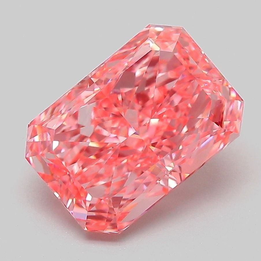 IGI Radiant 3.12ct Fancy Vivid Pink VVS2 - Loose Lab Diamond: IGI Radiant 3.12ct Fancy Vivid Pink VVS2 - Loose Lab Diamond Item Specifics: Source: This Is A Real Diamond Grown In A Lab Not Mined. Carat: 3.12 Cut: - Color: Fancy Vivid Pink Clarity: VVS2 Polish: E