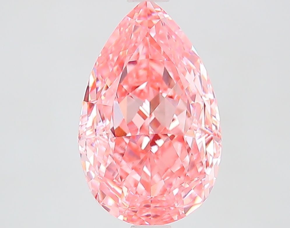 IGI Pear 3.1ct Fancy Vivid Pink VVS2 - Loose Lab Diamond: IGI Pear 3.1ct Fancy Vivid Pink VVS2 - Loose Lab Diamond Item Specifics: Source: This Is A Real Diamond Grown In A Lab Not Mined. Carat: 3.1 Cut: - Color: Fancy Vivid Pink Clarity: VVS2 Polish: EX Sym